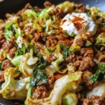 Bombastische Spitzkohl-Hackfleisch-Pfanne