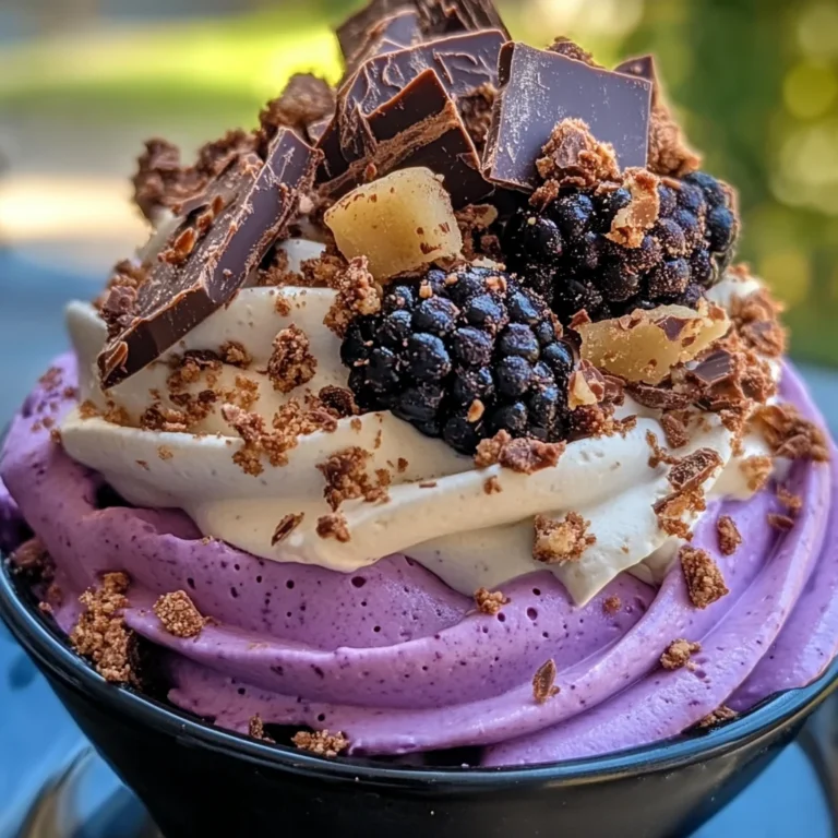 Brombeermousse mit Schokoladen-Crumble: Ein Unglaubliches Ultimatives Rezept