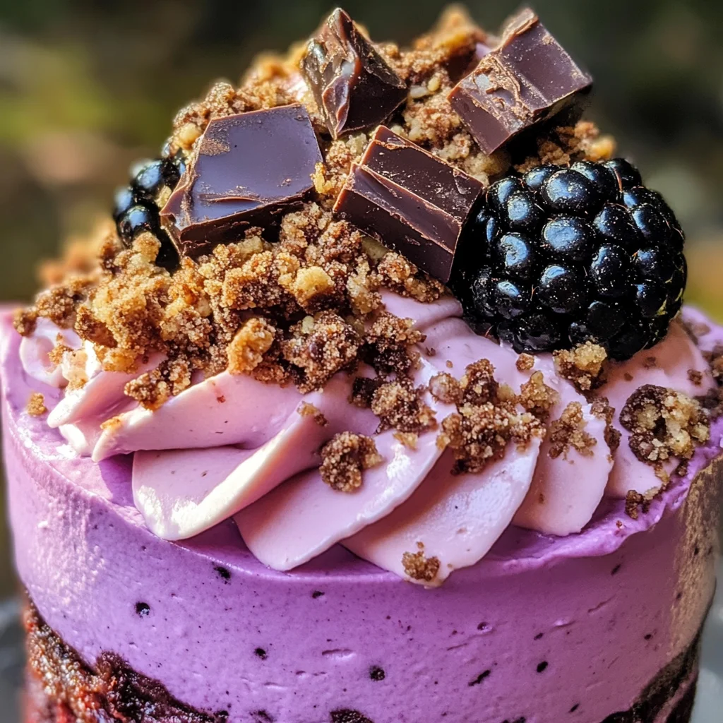 Brombeermousse