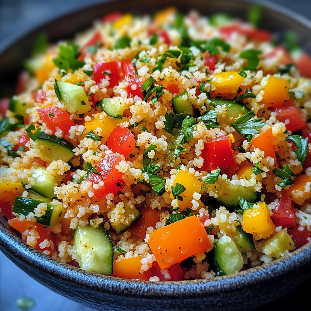 Bulgursalat - frisch, bunt und gesund!