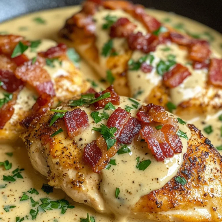 Cremiges Bacon-Hühnchen Rezept für ein köstliches Dinner