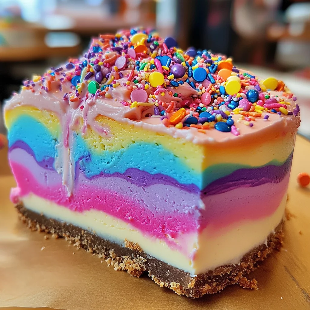 Einhorn-Käsekuchen