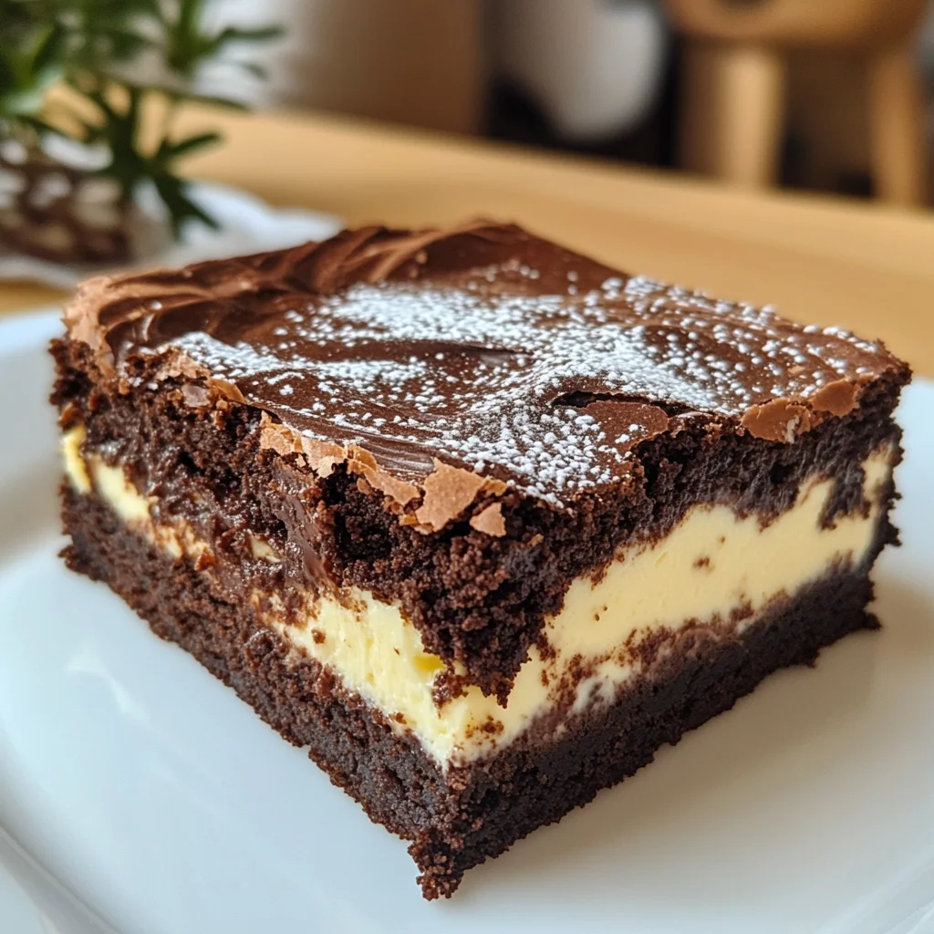 Frischkäse-Brownies: