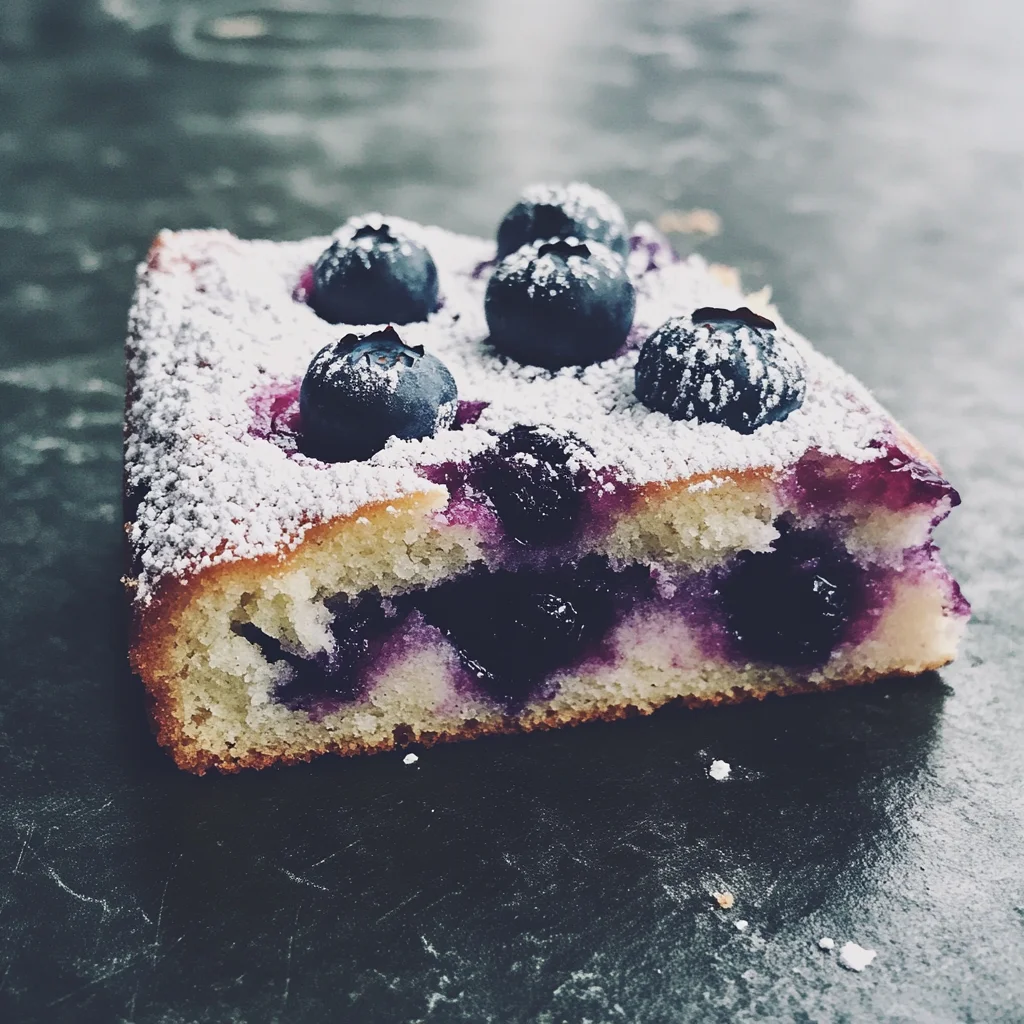Heidelbeerkuchen mit Joghurt