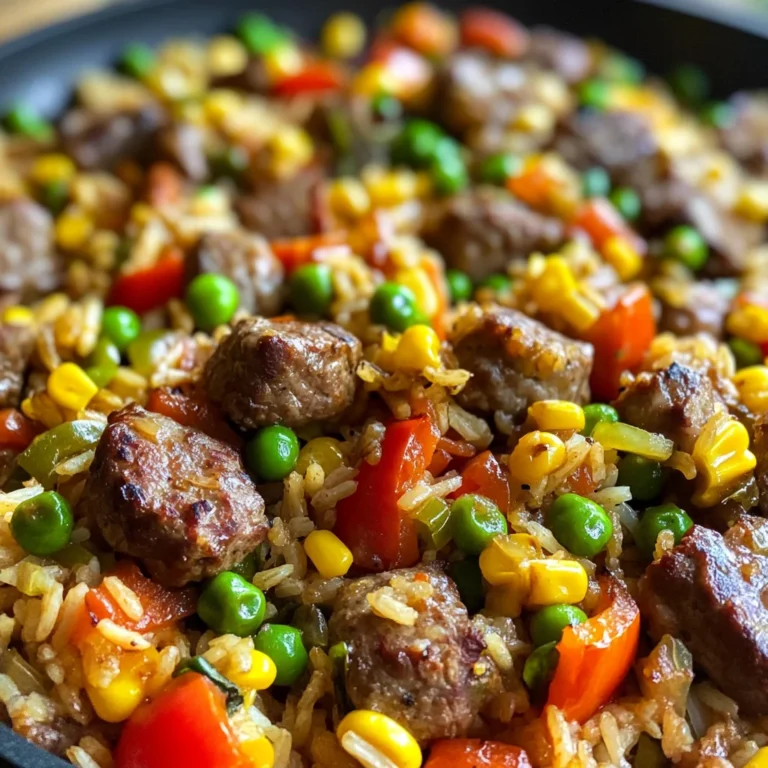 Herzhafte Wurst Reis Pfanne Ein Unglaublich Einfaches Ultimatives Rezept
