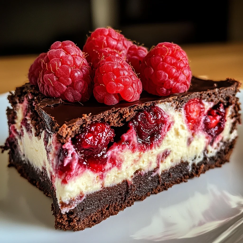 Himbeer-Brownie-Cheesecake: