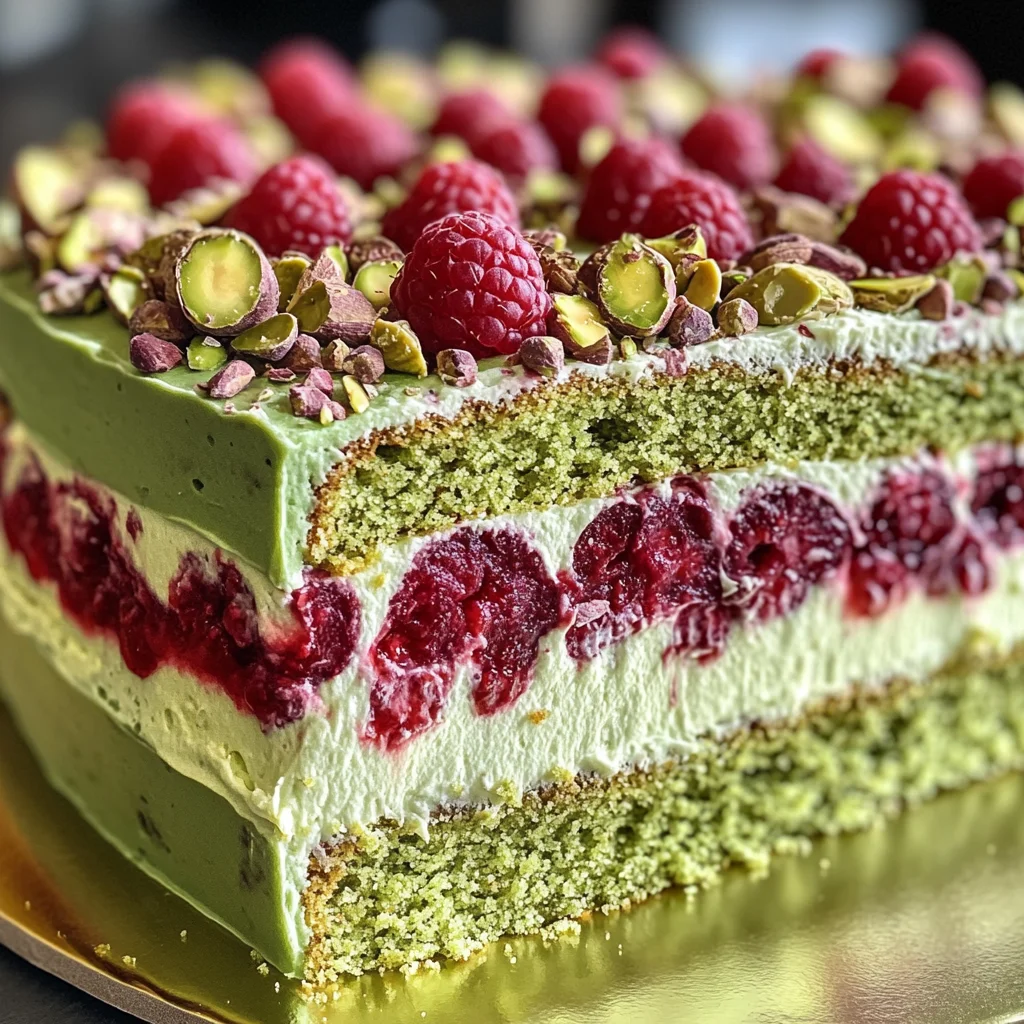 Himmlischer Pistazien Himbeer Kuchen: Backe dich glücklich!