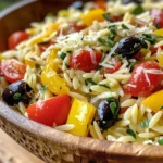Italienischer Orzo Nudelsalat
