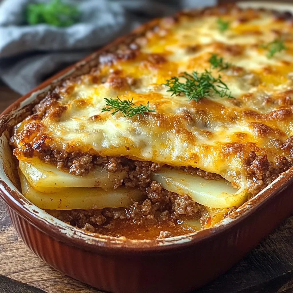 Kartoffel-Hackfleisch-Auflauf