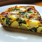 Kartoffel- und Spinatfrittata für jeden Tag