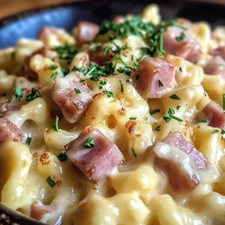 Käse-Schinken-Sahne Spätzle