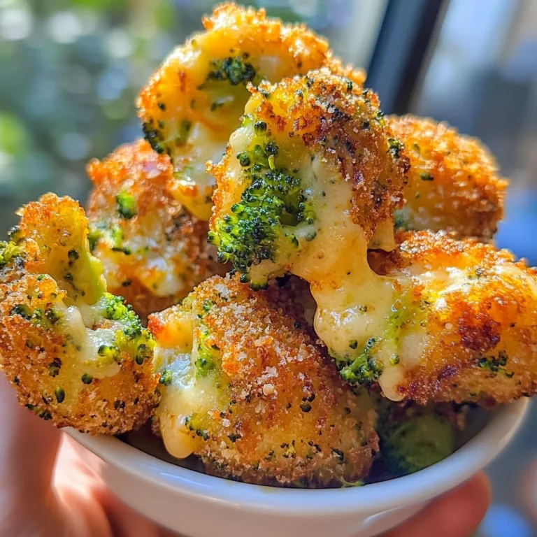 Knusprige Brokkoli Käse Nuggets