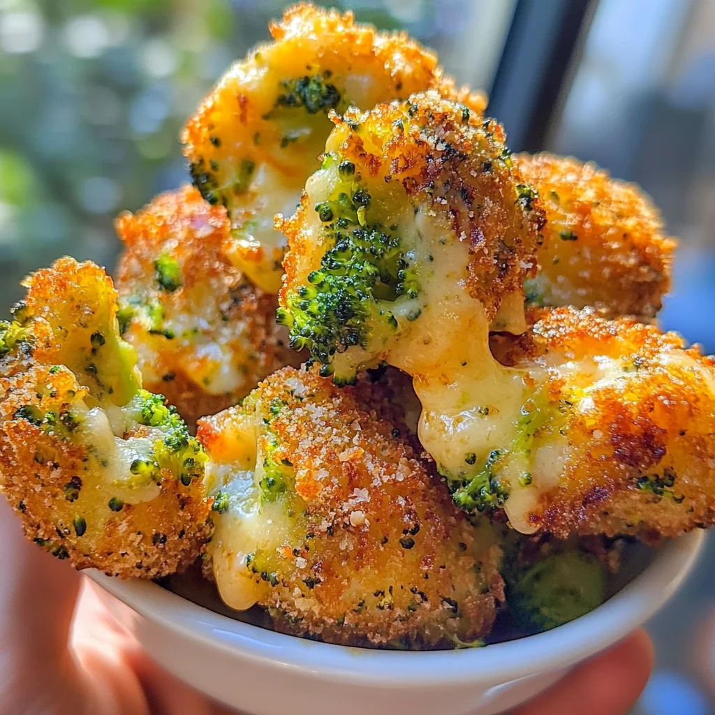Knusprige Brokkoli Käse Nuggets