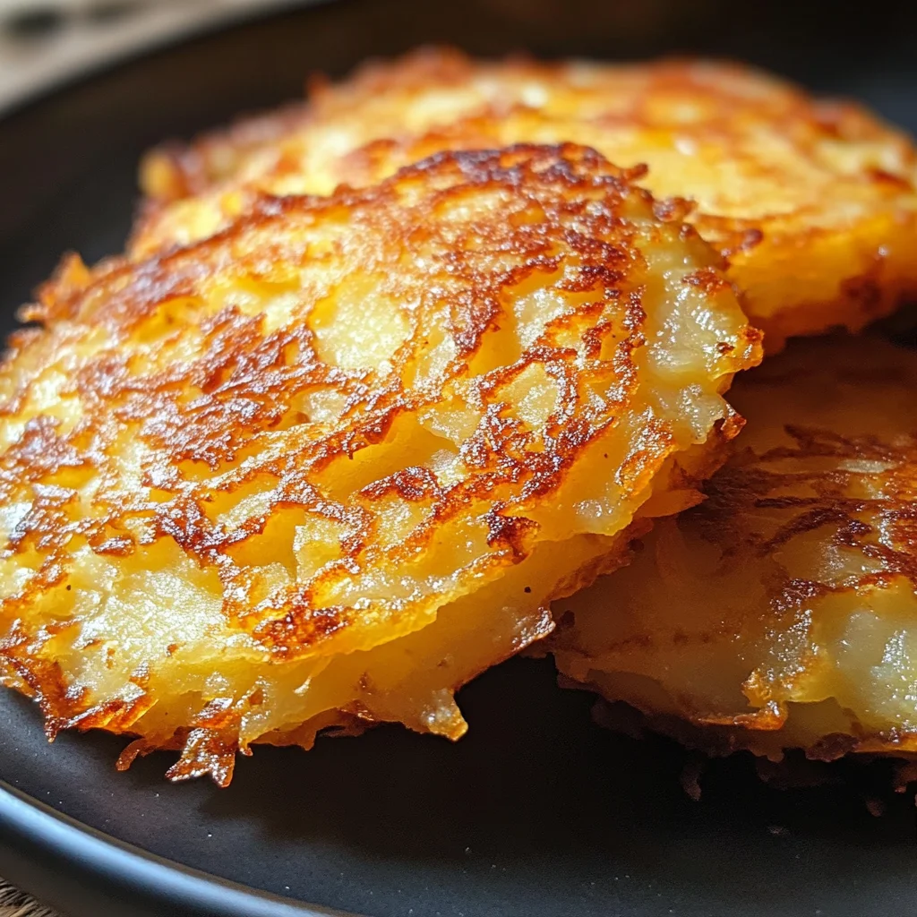 Knusprige Kartoffelpuffer (Kartoffelpuffer)
