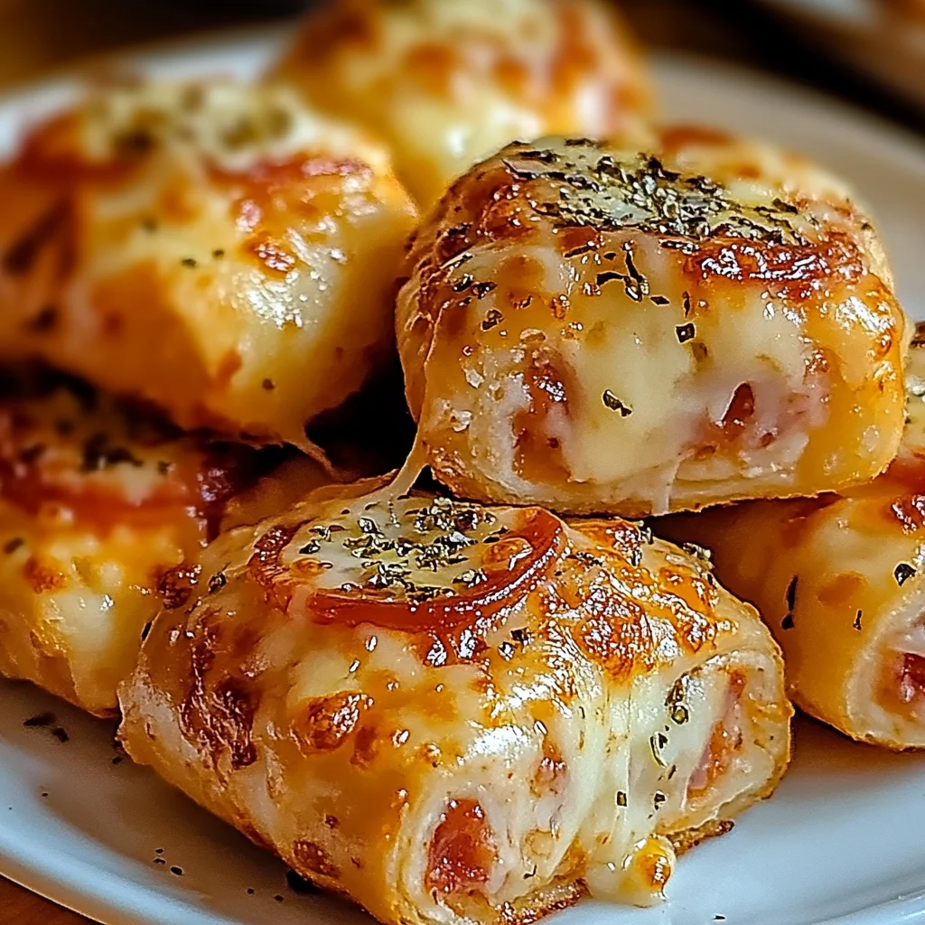 Köstliche Luftfritteuse Pizza-Rollen für den perfekten Snack