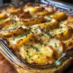 Leckerer Vegetarischer Kartoffelauflauf