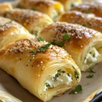 Ofenfrische Feta-Röllchen sind der perfekte Snack!