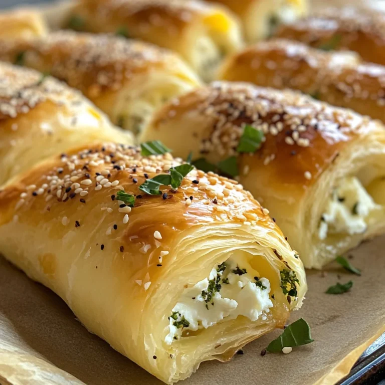 Ofenfrische Feta-Röllchen sind der perfekte Snack!