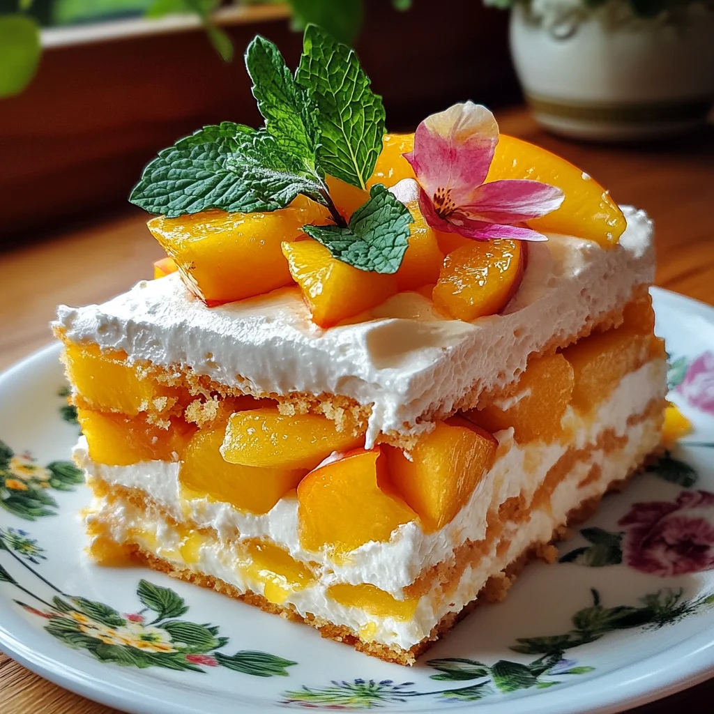 Pfirsich-Joghurt-Torte: Ein fruchtiger Genuss für alle!