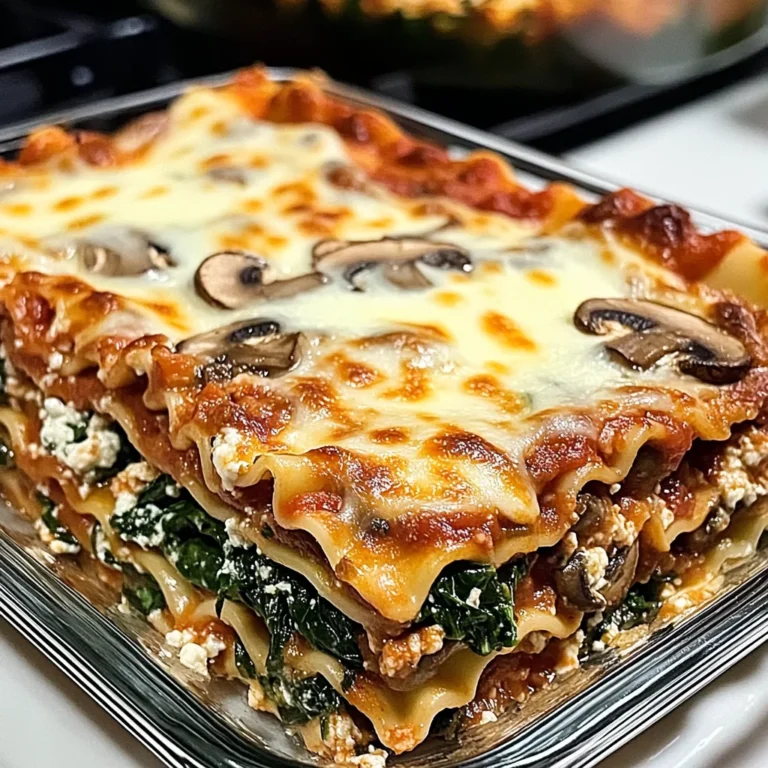 Pilz- und Spinatlasagne Rezept für echten Genuss