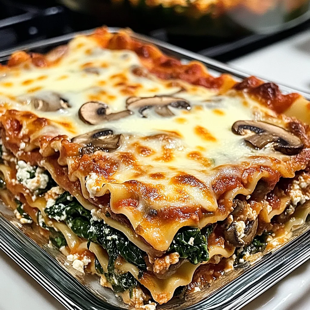 Pilz- und Spinatlasagne Rezept für echten Genuss