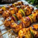Saftige Hähnchenspieße