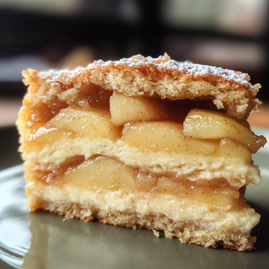 Saftiger Apfelkuchen mit Pudding