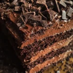 Saftiger, kleiner Schokoladenkuchen