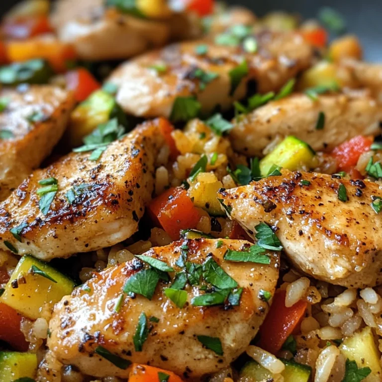 Schnelle Reispfanne mit Hühnchen