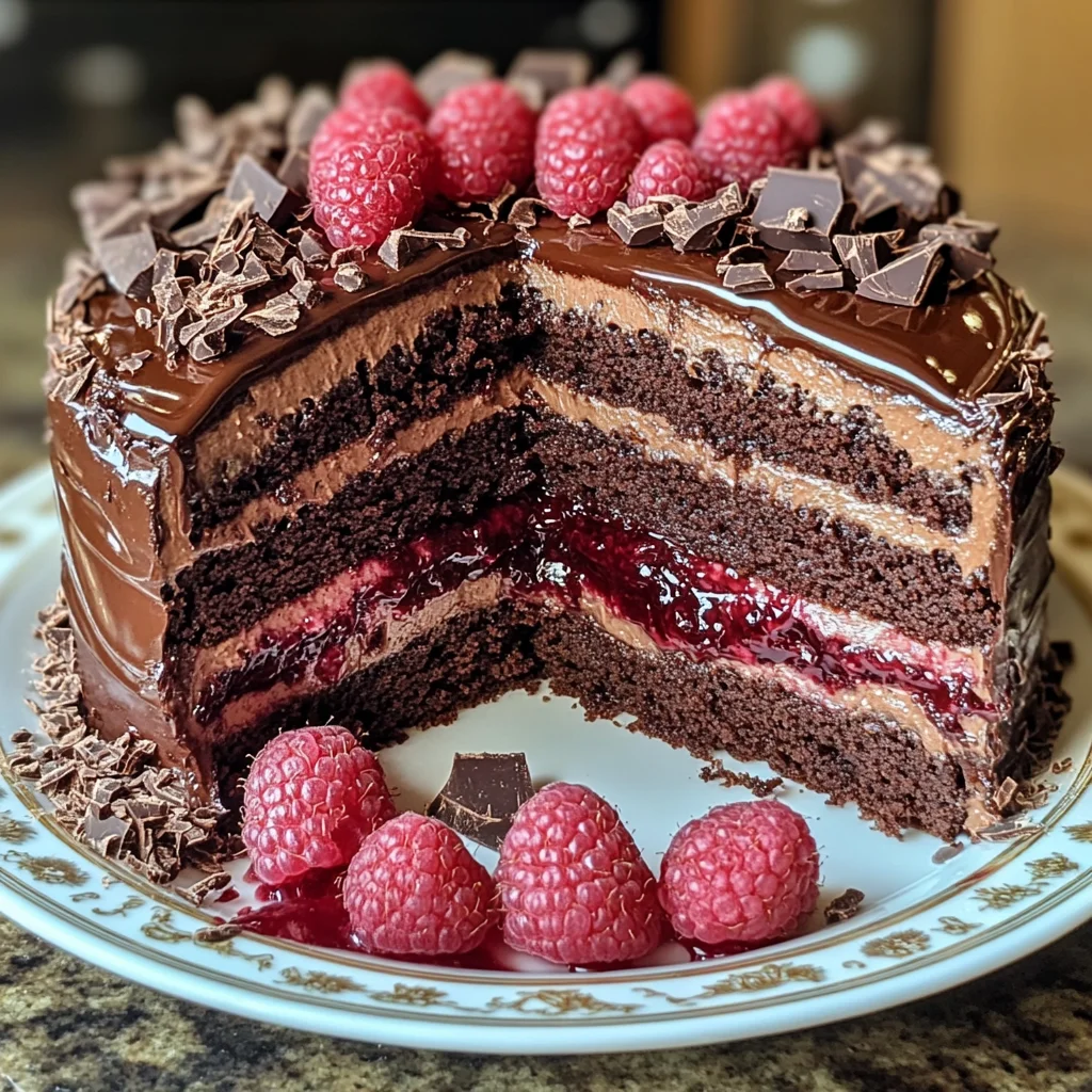 Schokoladen-Himbeer-Trüffeltorte: Ein köstliches Rezept!