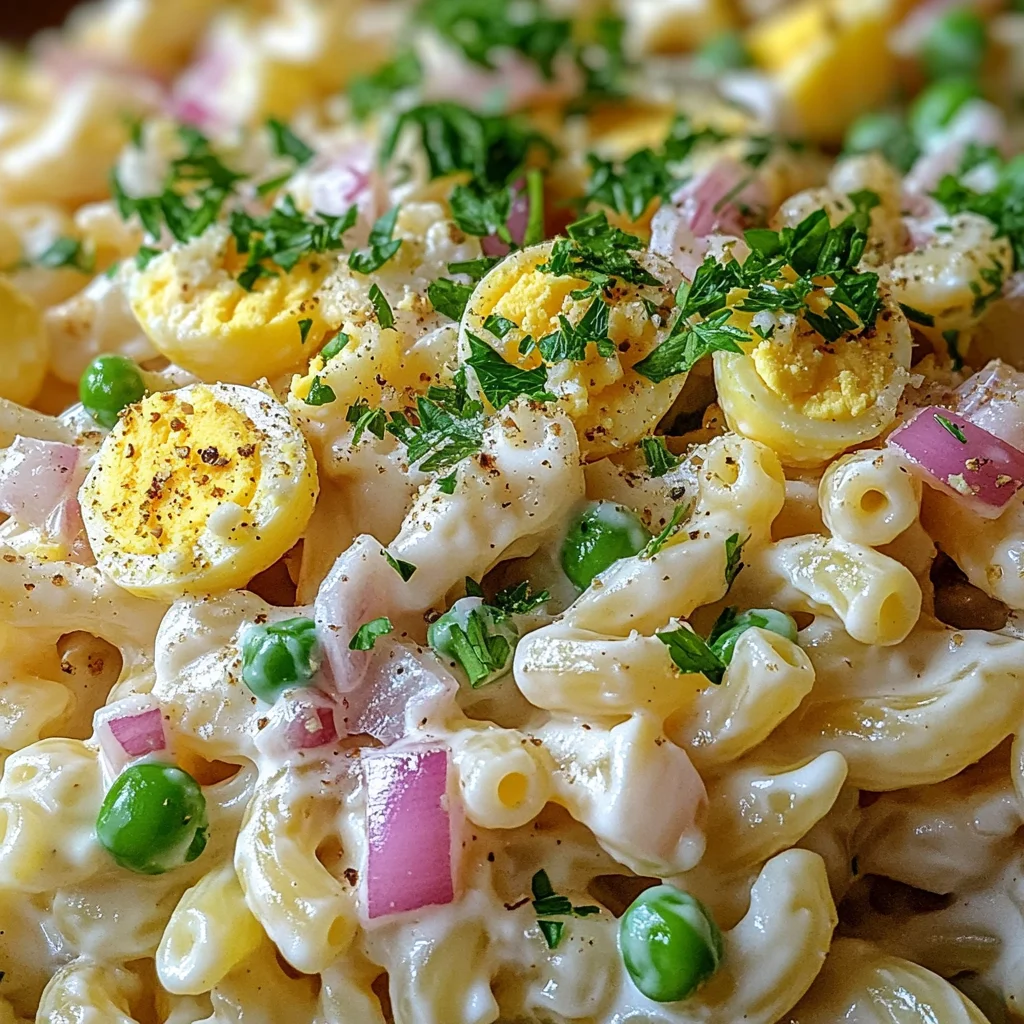 Teufelsei-Makkaroni-Salat: