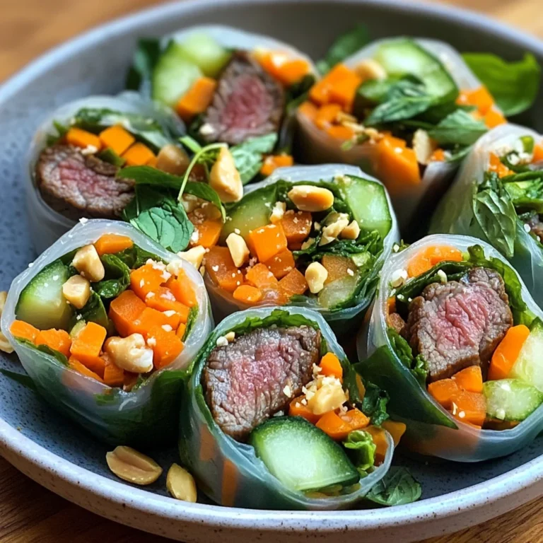 Thai Basil Beef Rolls Fresh Thai Flavors In Every Bite