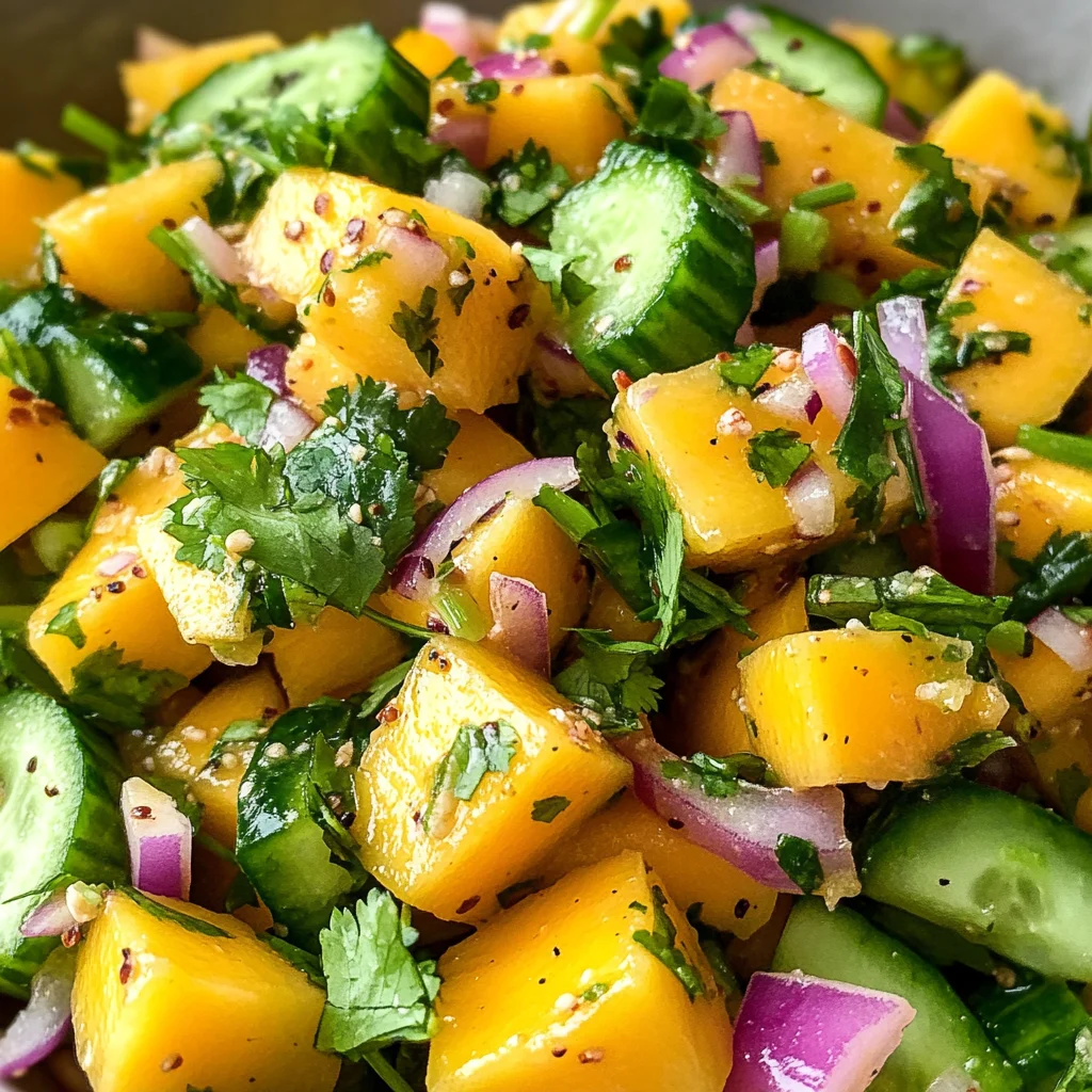 Thai Mango-Gurken-Salat