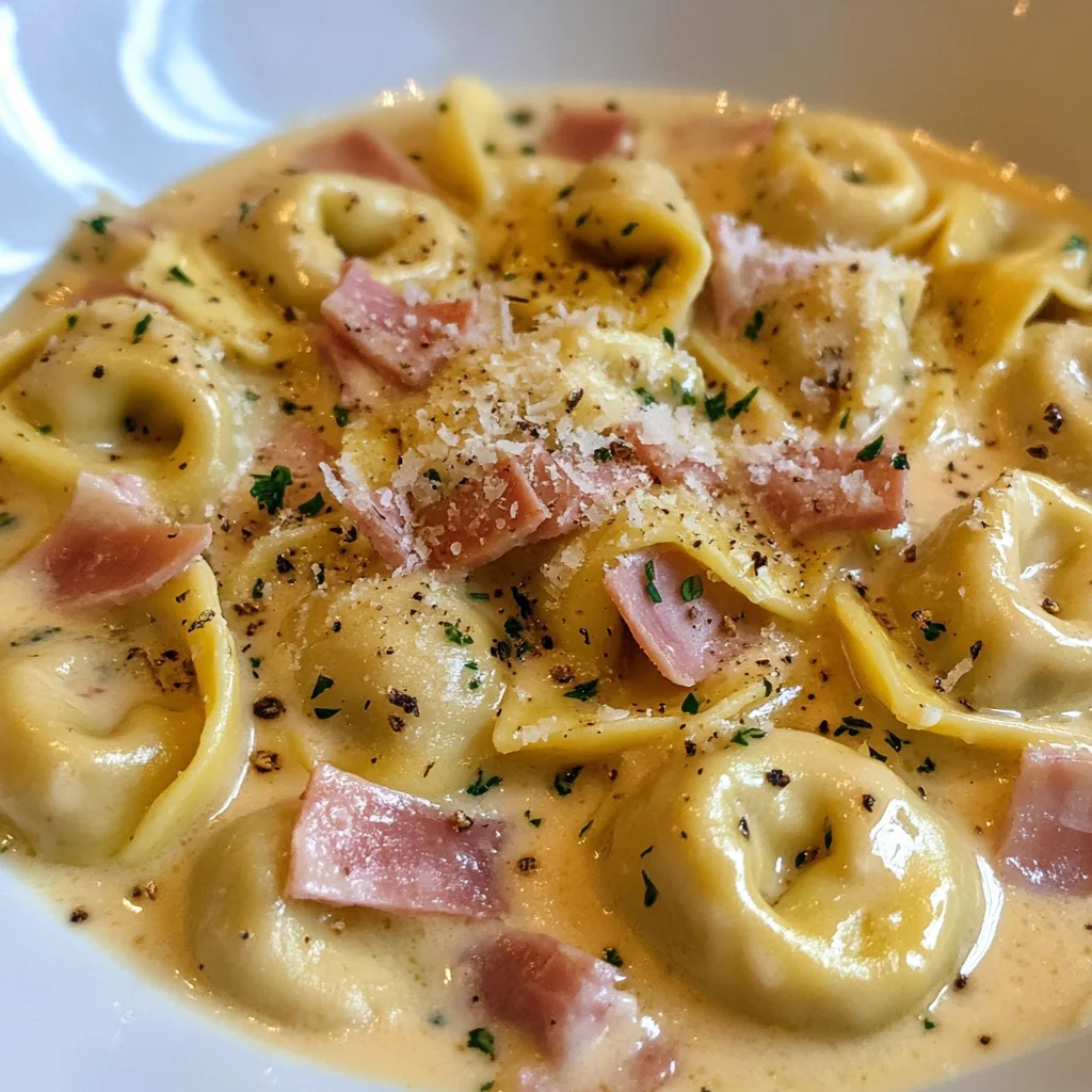Tortellini alla Panna in selbst gemachter Schinken Sahne Soße: Ein Unglaubliches Ultimatives Rezept