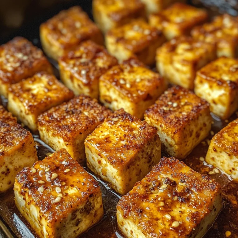 Wie man knusprigen gebackenen Tofu macht