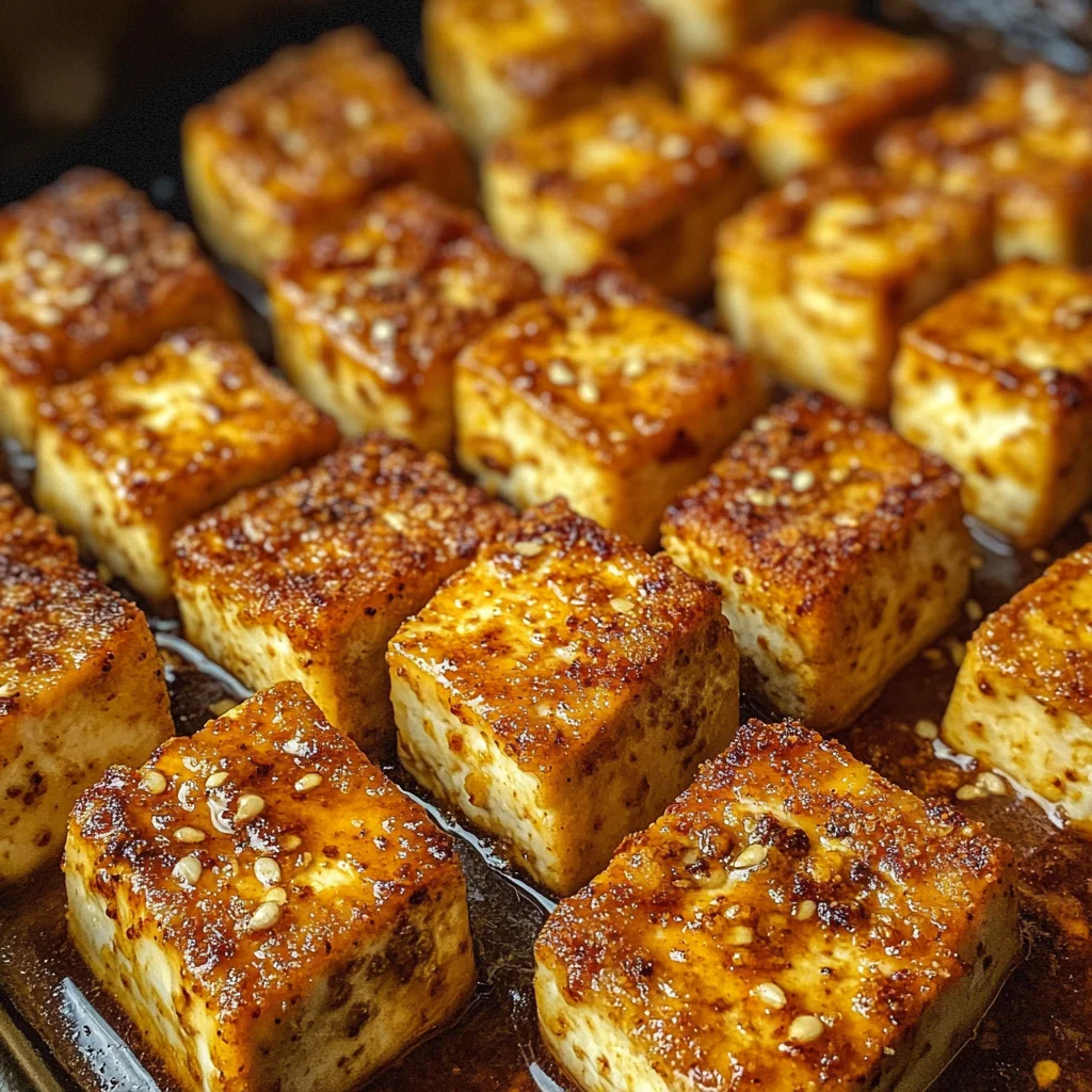 Wie man knusprigen gebackenen Tofu macht