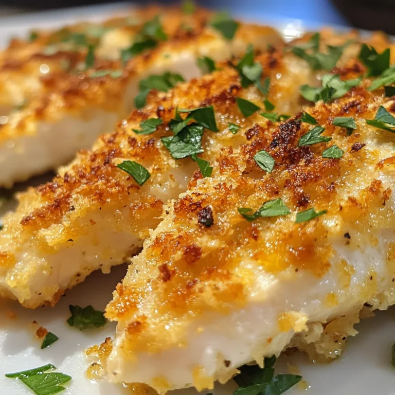Zitronen-Hühnchen Romano mit knuspriger Parmesan-Kruste